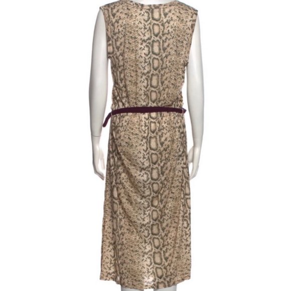 🆕 ZIMMERMANN  SNAKE PRINT SLEEVELESS  DRESS - Picture 3 of 7